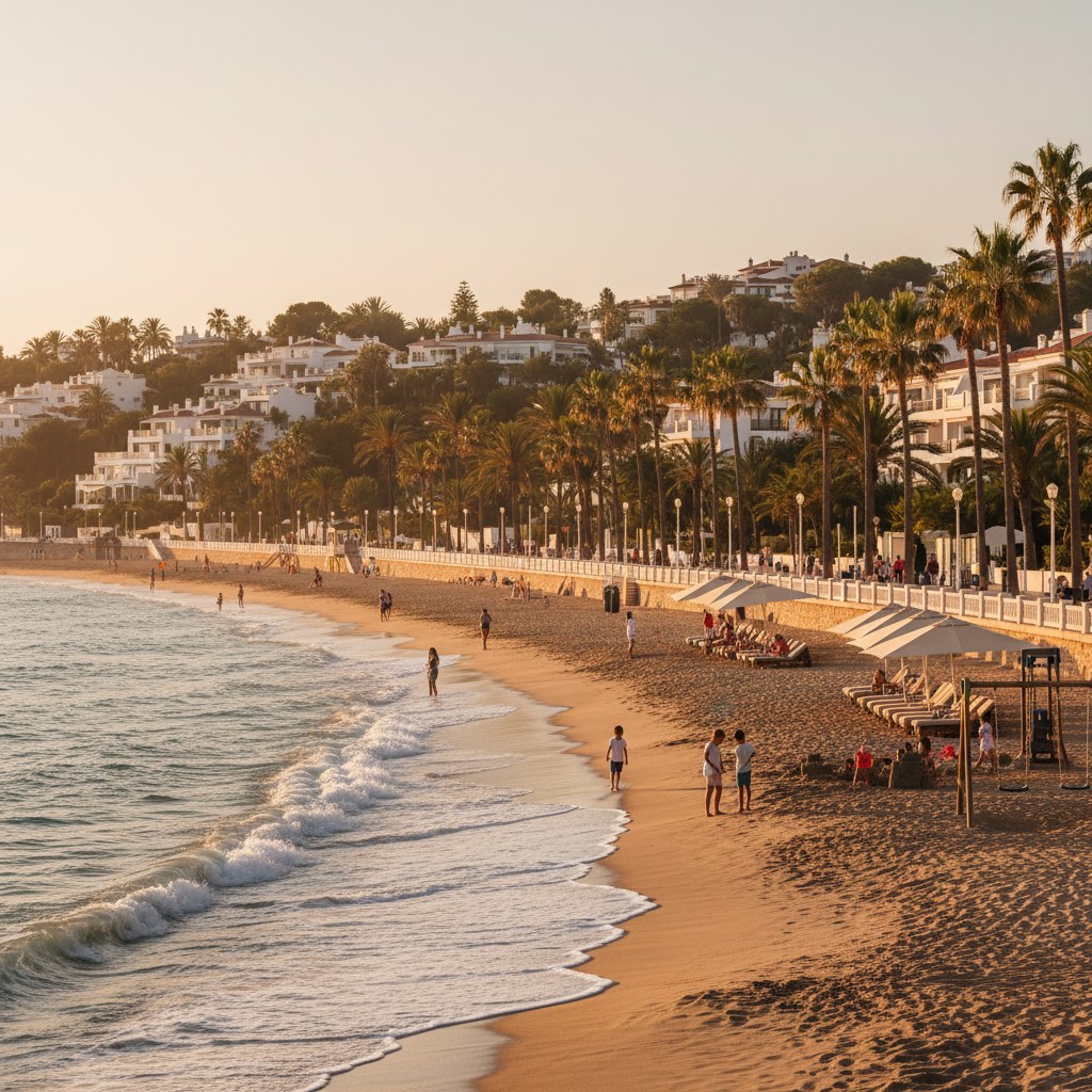 playa de san pedro de alcántara: natural beach play