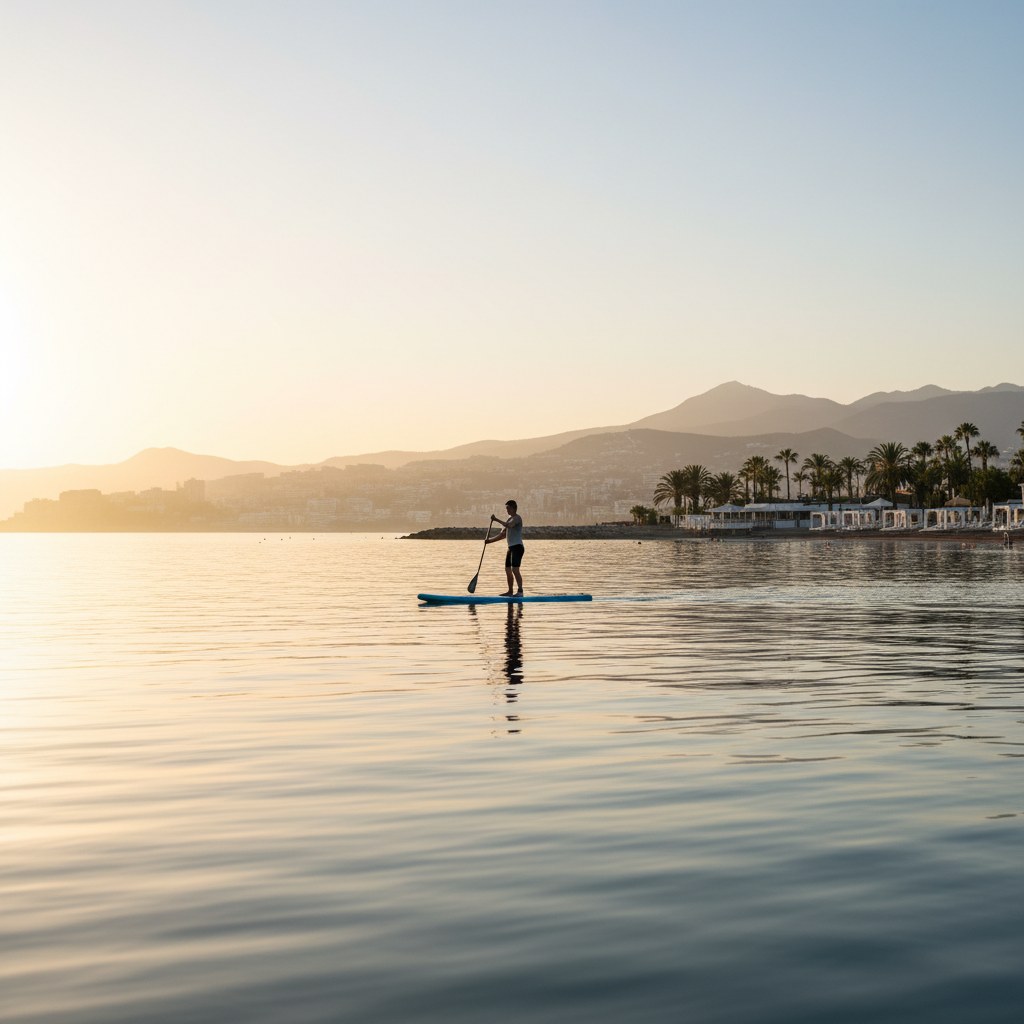 stand-up paddleboarding: marbella's meditative watersport