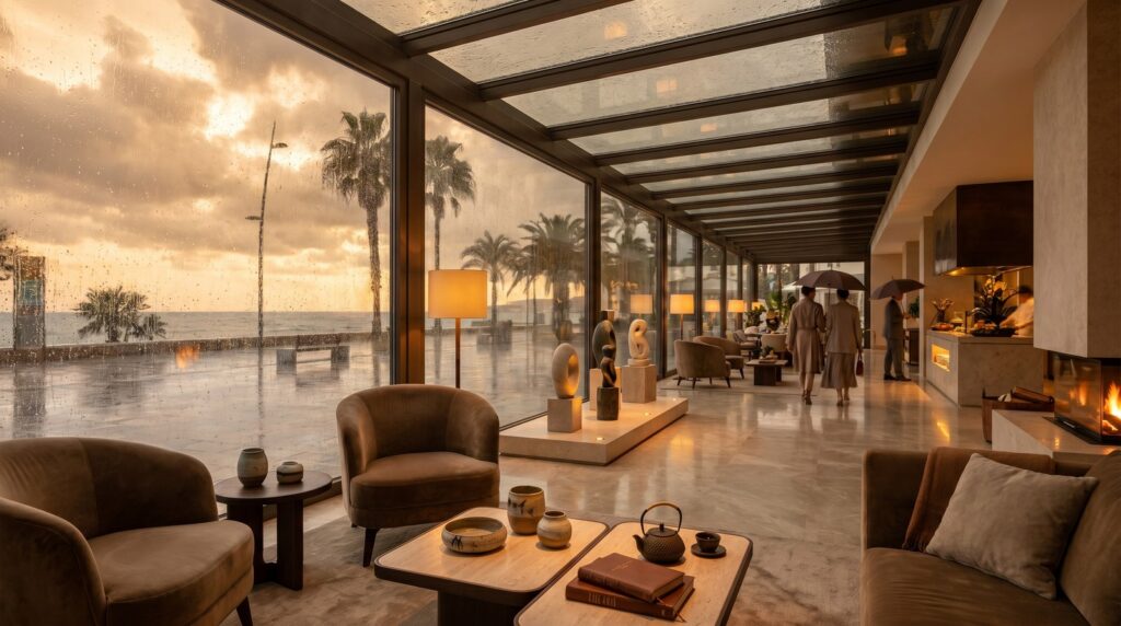 Marbella when it rains, rainy day Marbella