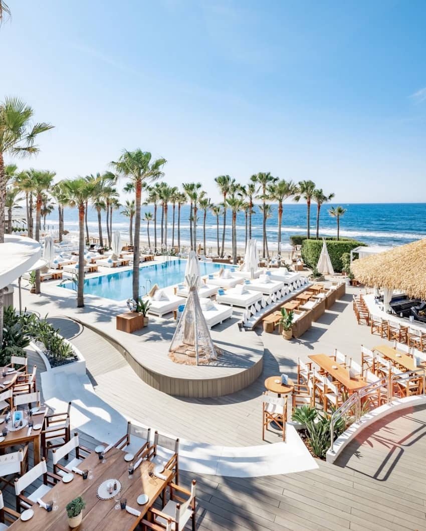 Nikki Beach Marbella beach club Marbella — view 1